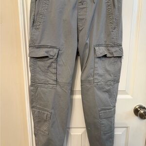 Hollister Men's Slate Cargo Jogger Pants